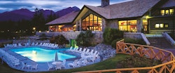 Pool View at Fairmont Jasper Park Lodge