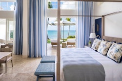 Bedroom at Jumby Bay Island, Antigua, Caribbean