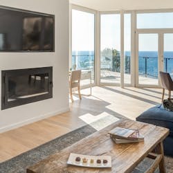 Mar Blau Suite Living Room at Jumeirah Port Soller Hotel & Spa, Mallorca, Spain