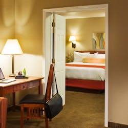 Junior suite at lake powell resort marina