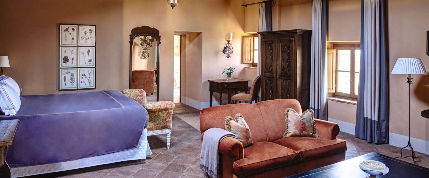 Junior Suite at Castello di Casole, A Belmond Hotel, Tuscany, Italy