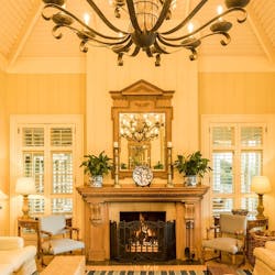 Main Lounge at The Lodge at Kauri Cliffs, New Zealand
