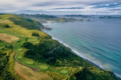 golf course at rosewood kauri cliffs bay of islands new zealand