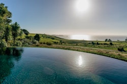 lodge pool at rosewood kauri cliffs bay of islands new zealand