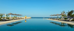 Infinity pool at Kempinski Hotel Muscat, Oman