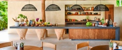 Lounge and Dining at Rosewood Mayakoba, Riviera Maya, Mexico