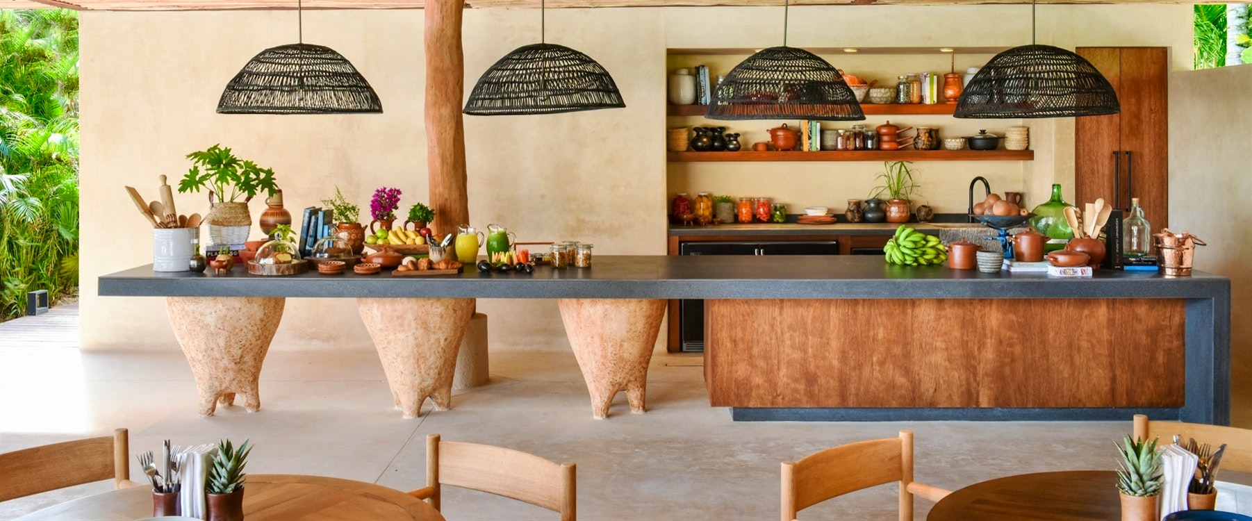 Lounge and Dining at Rosewood Mayakoba, Riviera Maya, Mexico