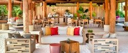Lounge and Dining at Rosewood Mayakoba, Riviera Maya, Mexico
