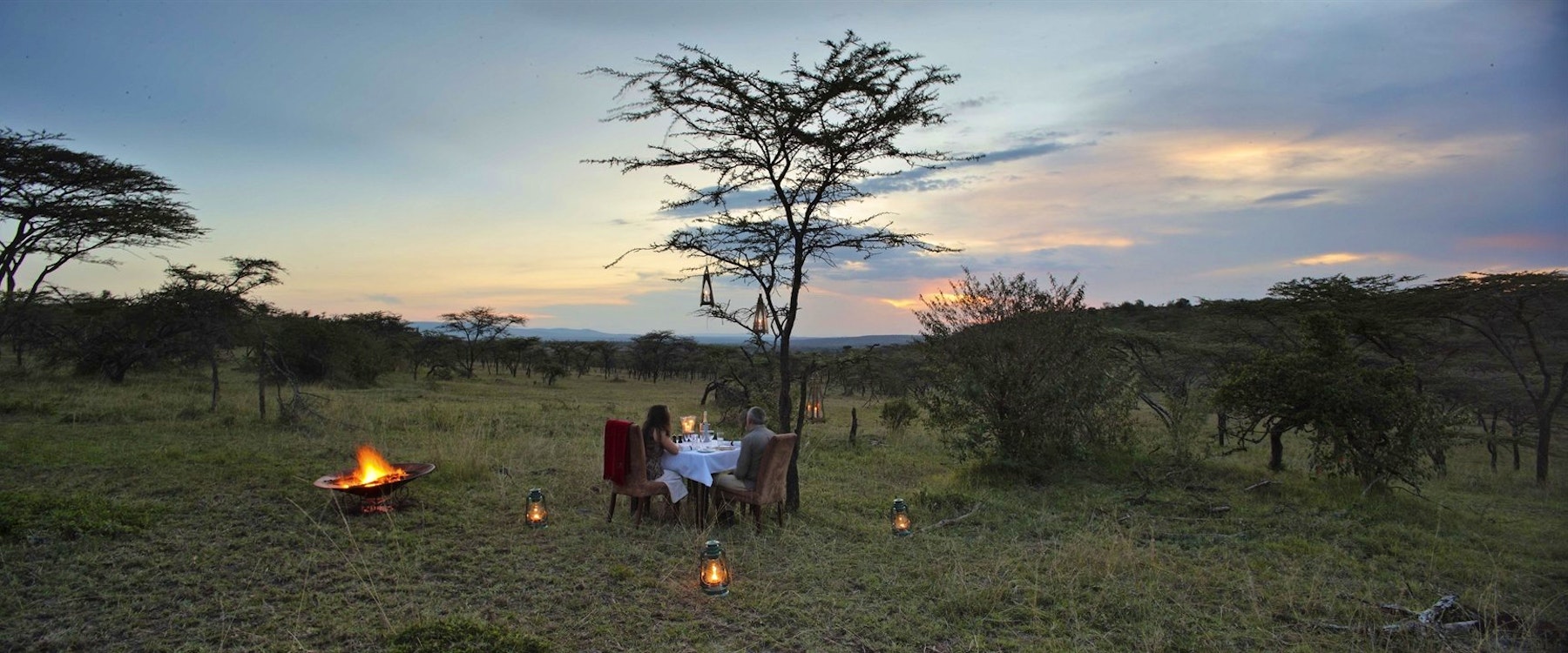 Outdoor dining at Kicheche Valley Camp