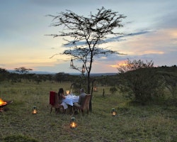 Outdoor dining at Kicheche Valley Camp