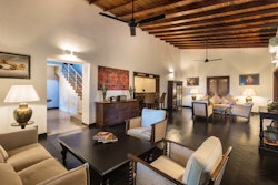 Luxurious lounge area, King’s Pavilion, Kandy