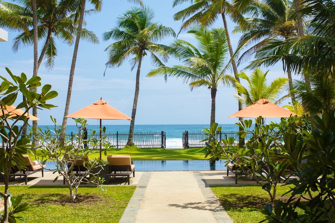 Hotel Pool and Sea View, KK Beach, Galle, Sri Lanka