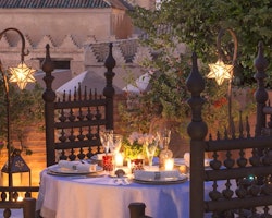 Rooftop Restaurant, La Sultana Marrakech, Morocco