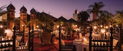 Rooftop Restaurant, La Sultana Marrakech, Morocco