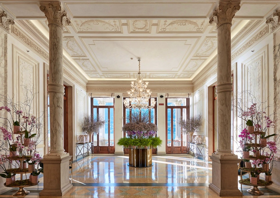 Lobby, Mandarin Oriental Lake Como, Italy