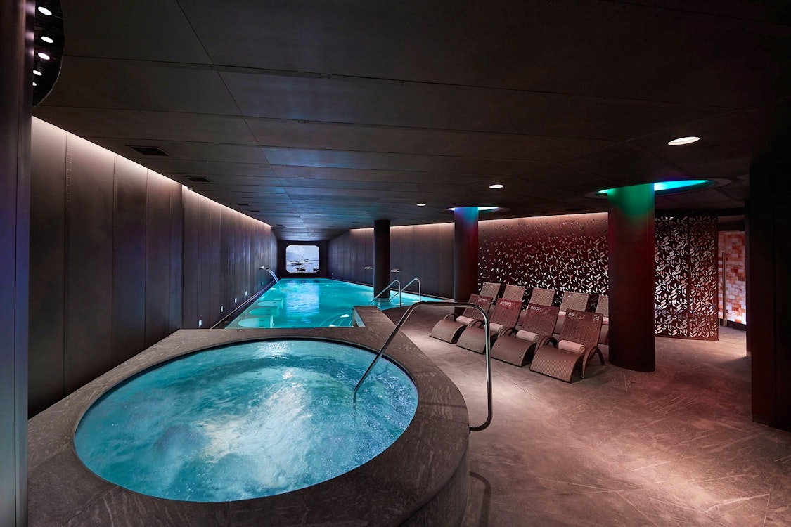 Luxury Spa Pool, Mandarin Oriental Lake Como, Italy