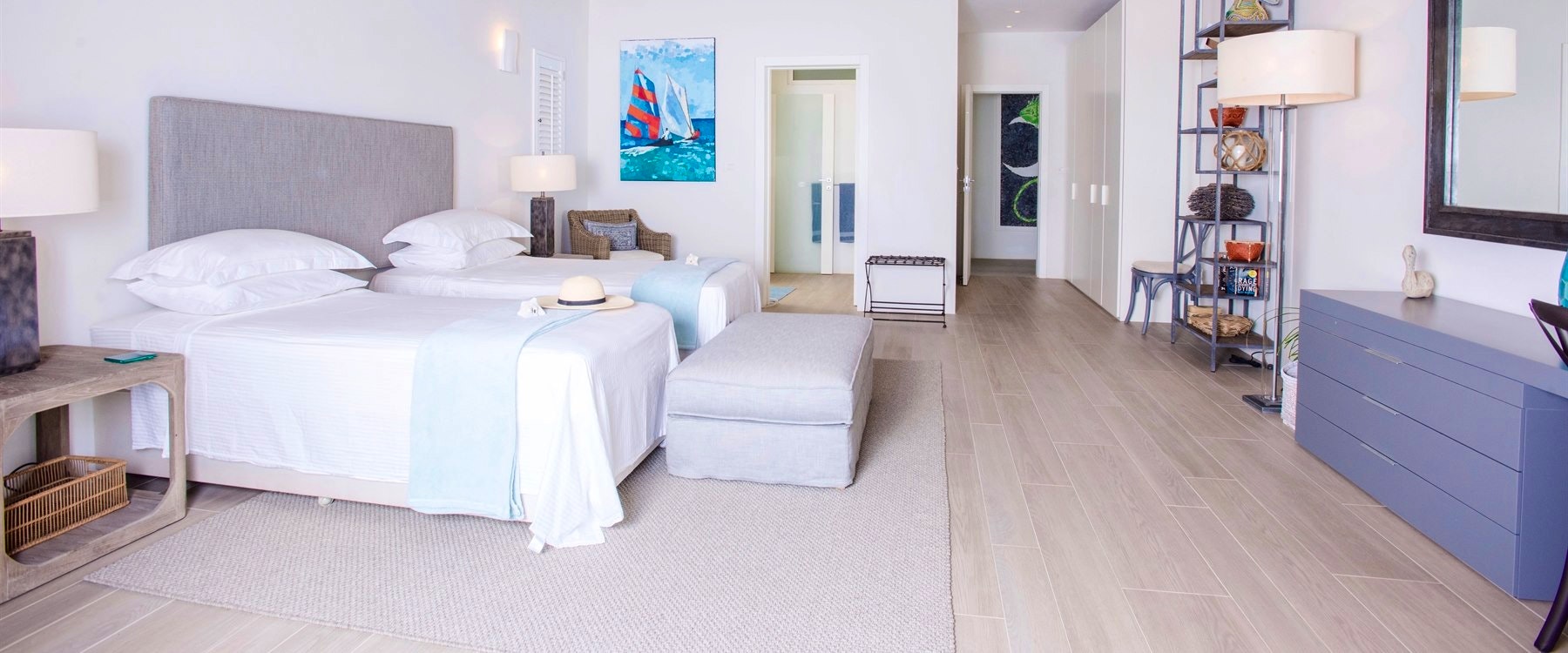 Guest room at Laluna Villas, Grenada