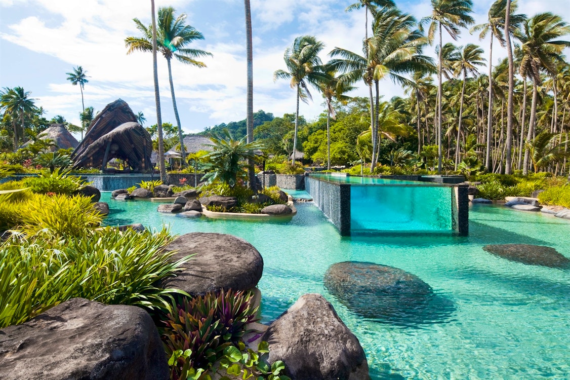 como laucala island main pool fiji