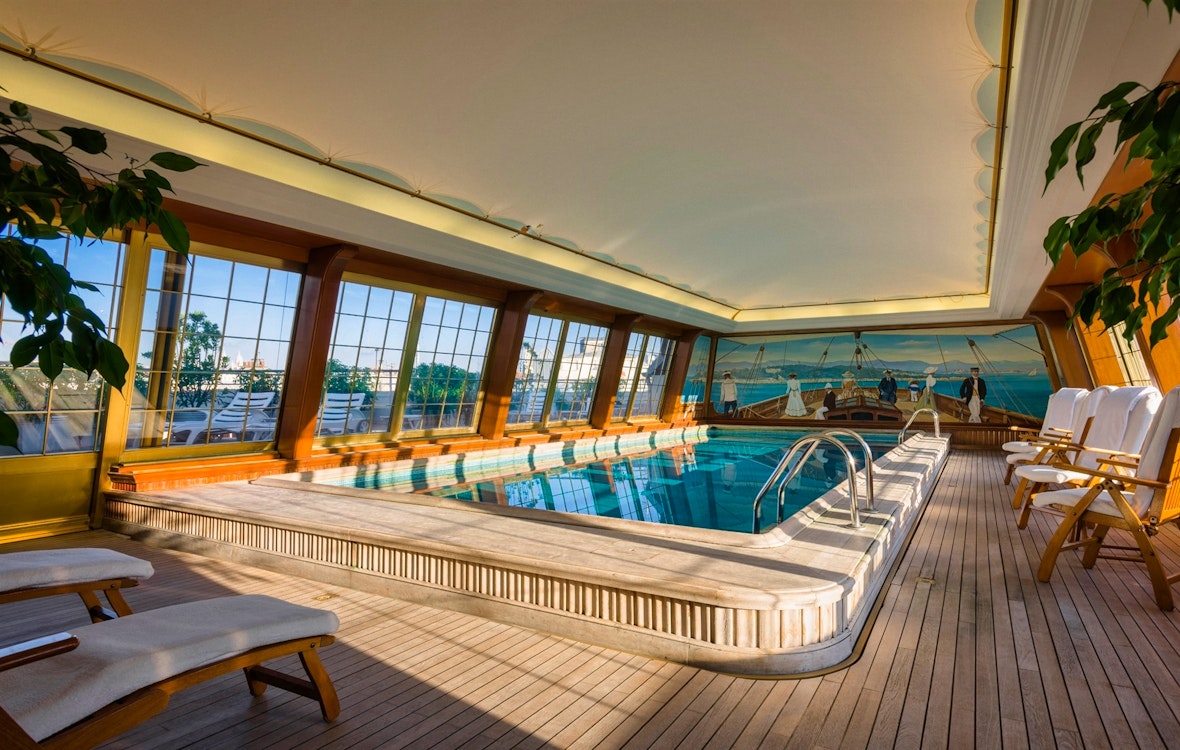 Swimming pool at Le Bristol, Paris