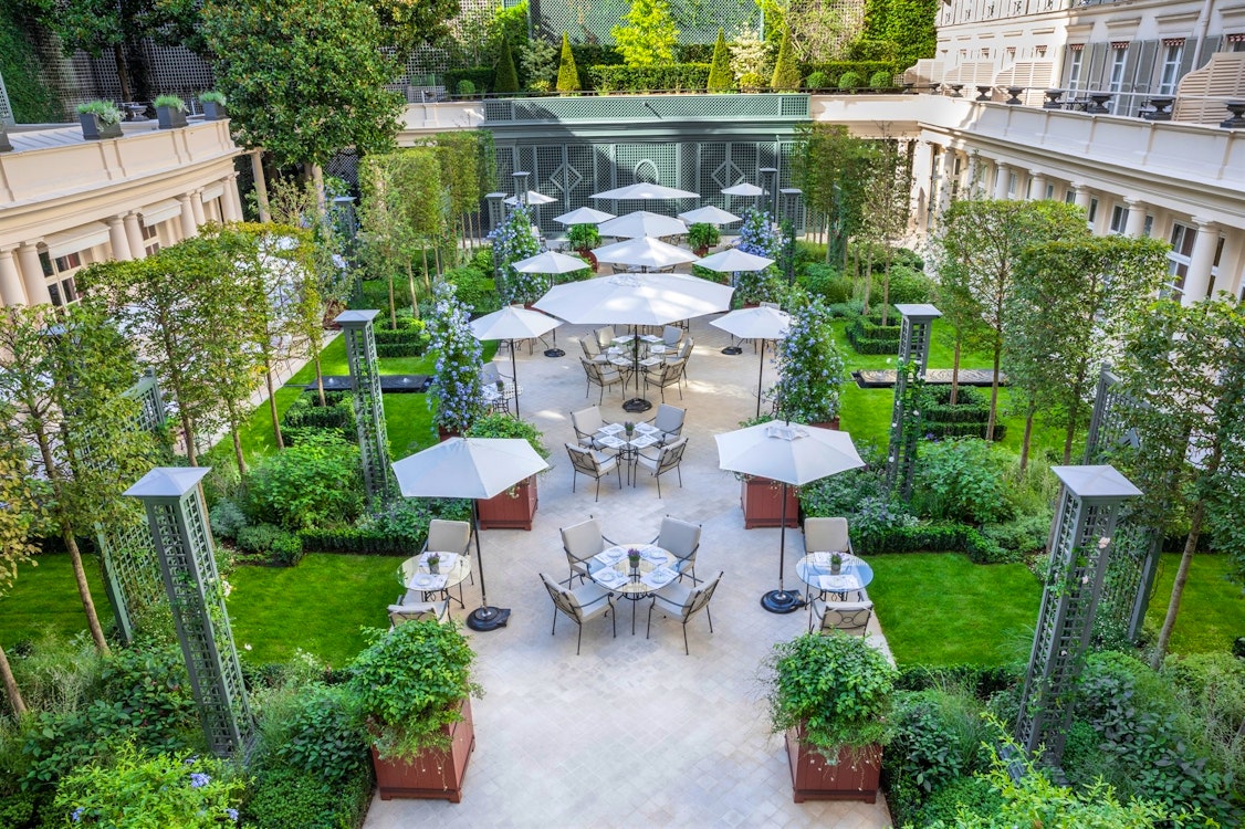 The Gardens at Le Bristol, Paris
