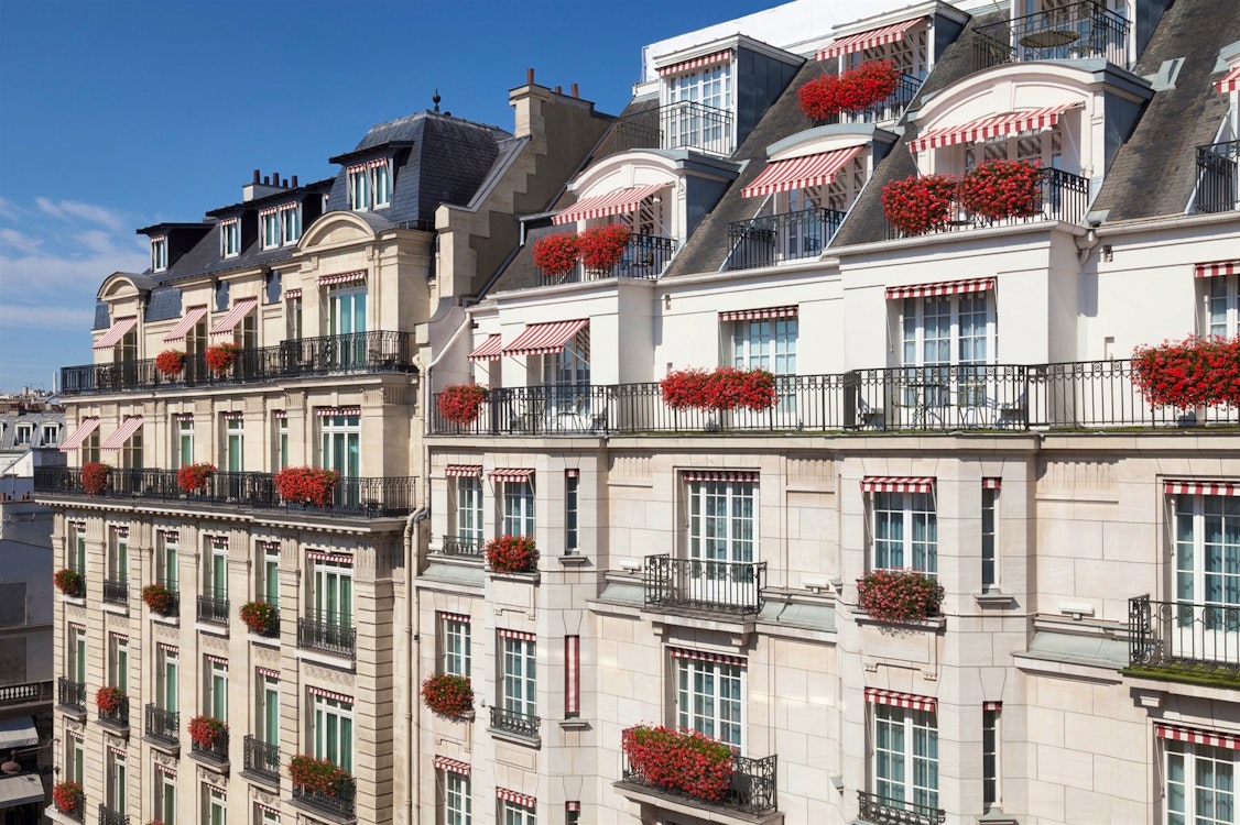 Exterior of Le Bristol, Paris