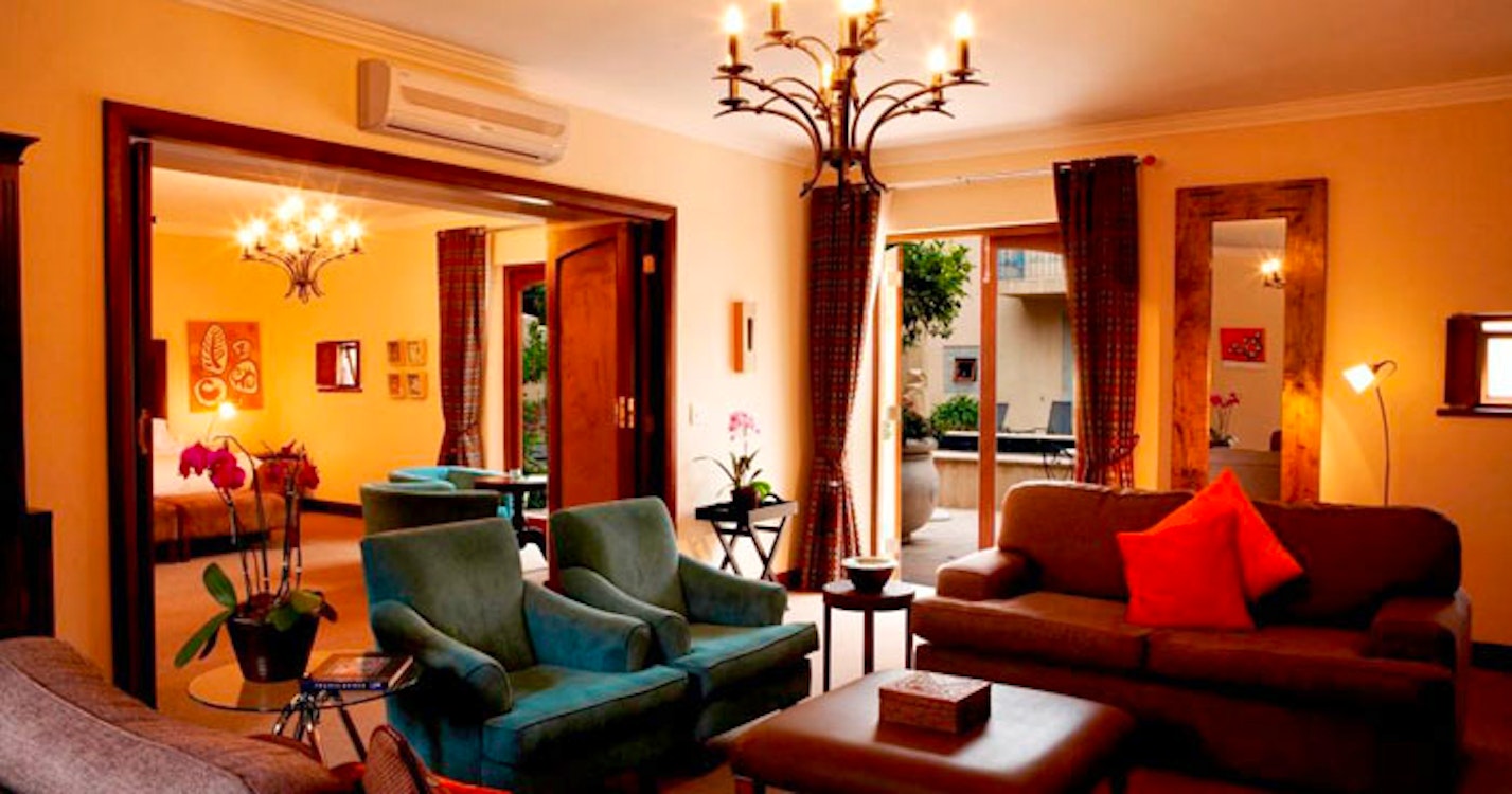 Living Room at Le Quartier Francais, Cape Town