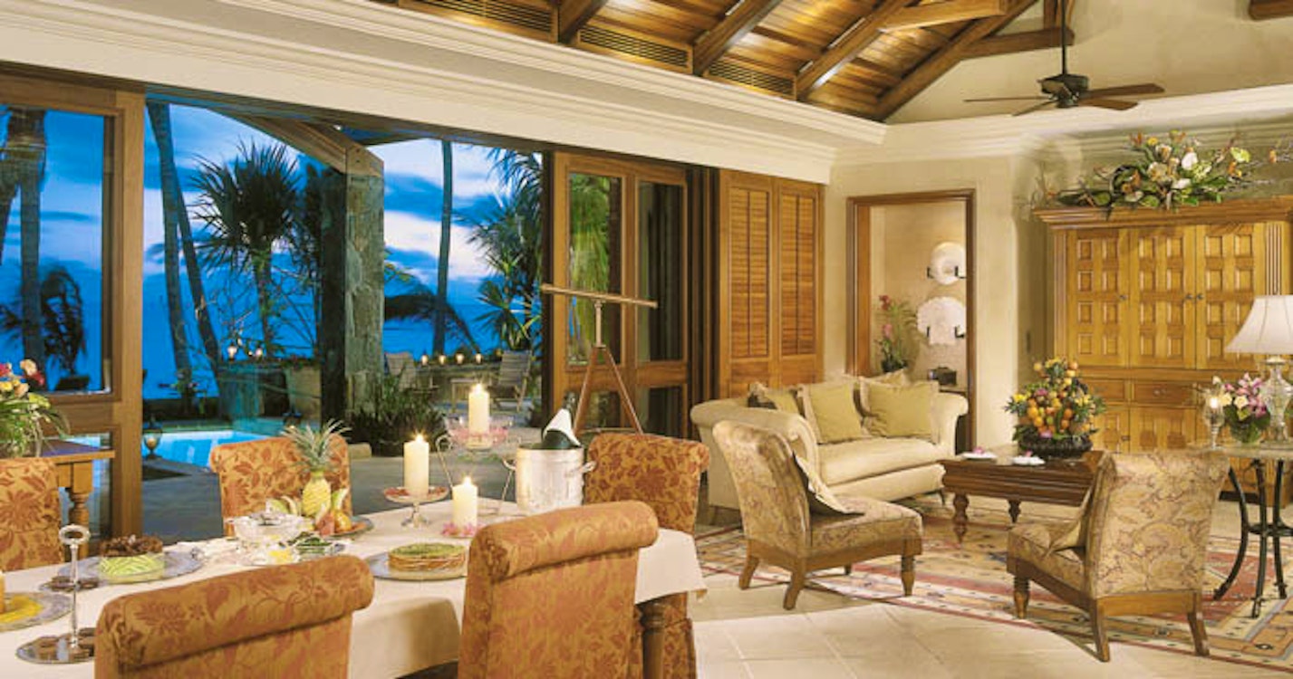 Dining/Living Area in Villa at The Villa at One&Only Le Saint Geran