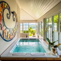 Hot Tub at Linthwaite House, England, UK