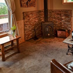 Little Agnes Cabin Living Room At Vista Verde Ranch