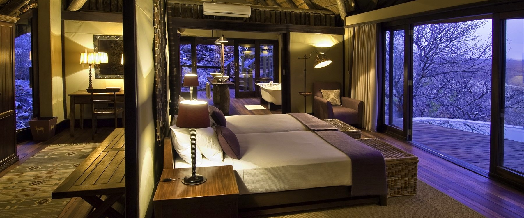 Bedroom in Little Ongava Lodge