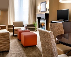 One Bedroom Suite Living Area at Le Westin Resort & Spa, Tremblant