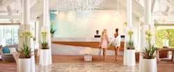 Lobby at LUX* South Ari Atoll, Maldives, Indian Ocean