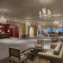 lobby at fairmont jaipur