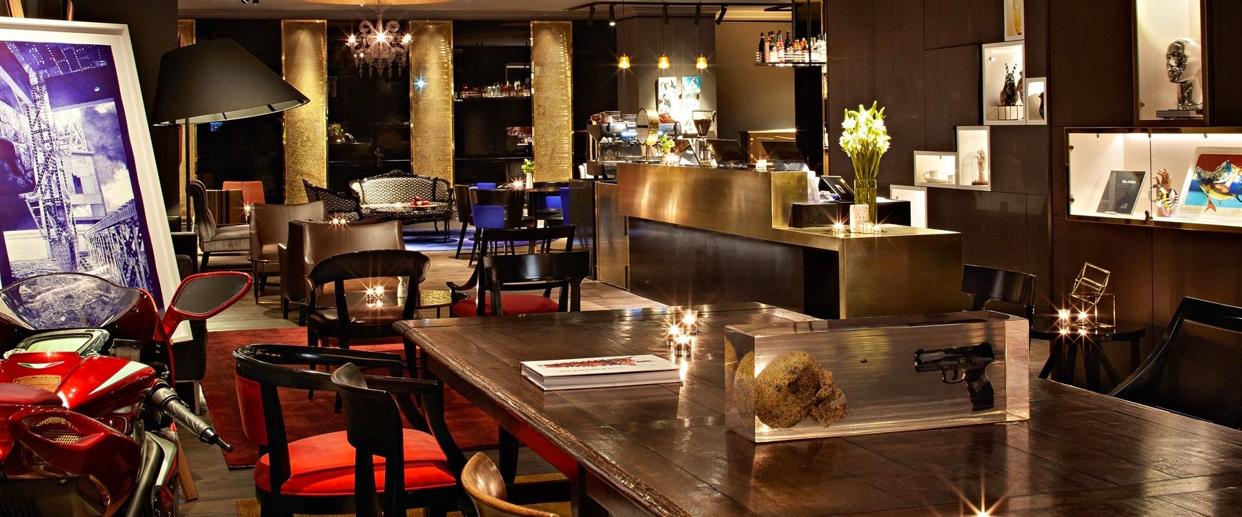 Lobby Reception at QT Museum Wellington