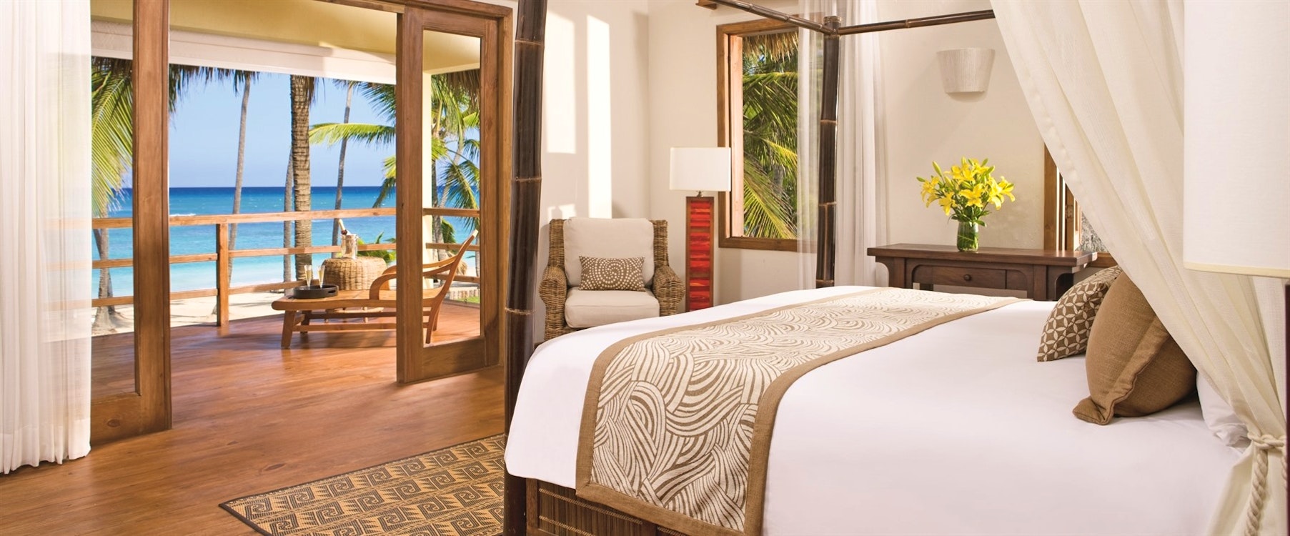 Ocean-front Junior Suite at Zoetry Agua Punta Cana, Dominican Republic 