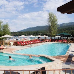 Pool at The Lodge at Whitefish Lake, Montana