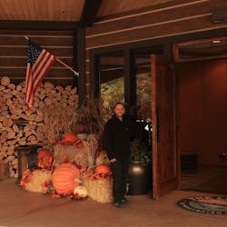 Entrance at The Lodge at Whitefish Lake, Montana