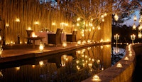 Outdoor dining at Londolozi Private Game Reserve