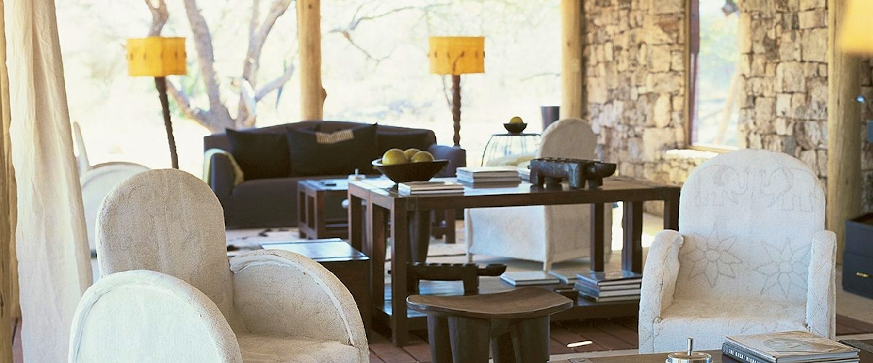 Lounge area at Onguma Private Game Reserve