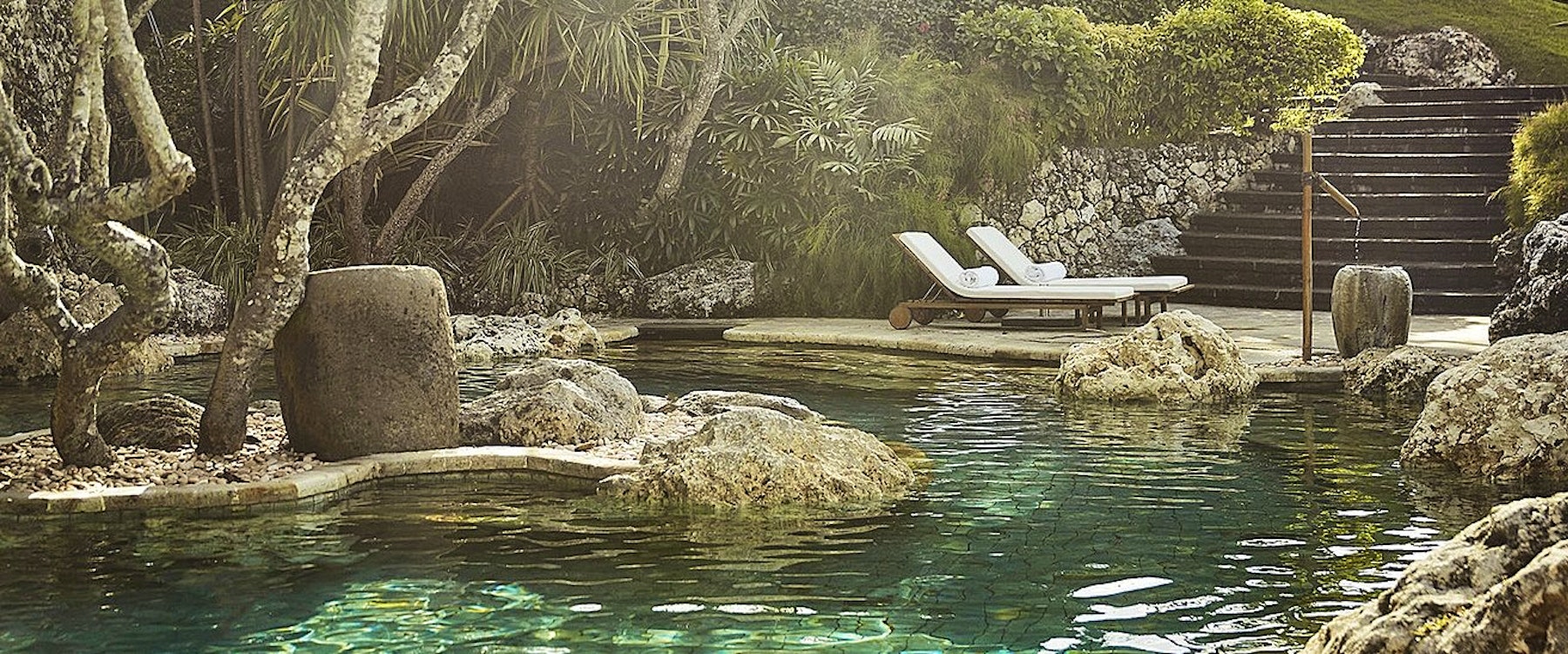 lower pool at Four Seasons Resort Bali at Jimbaran Bay