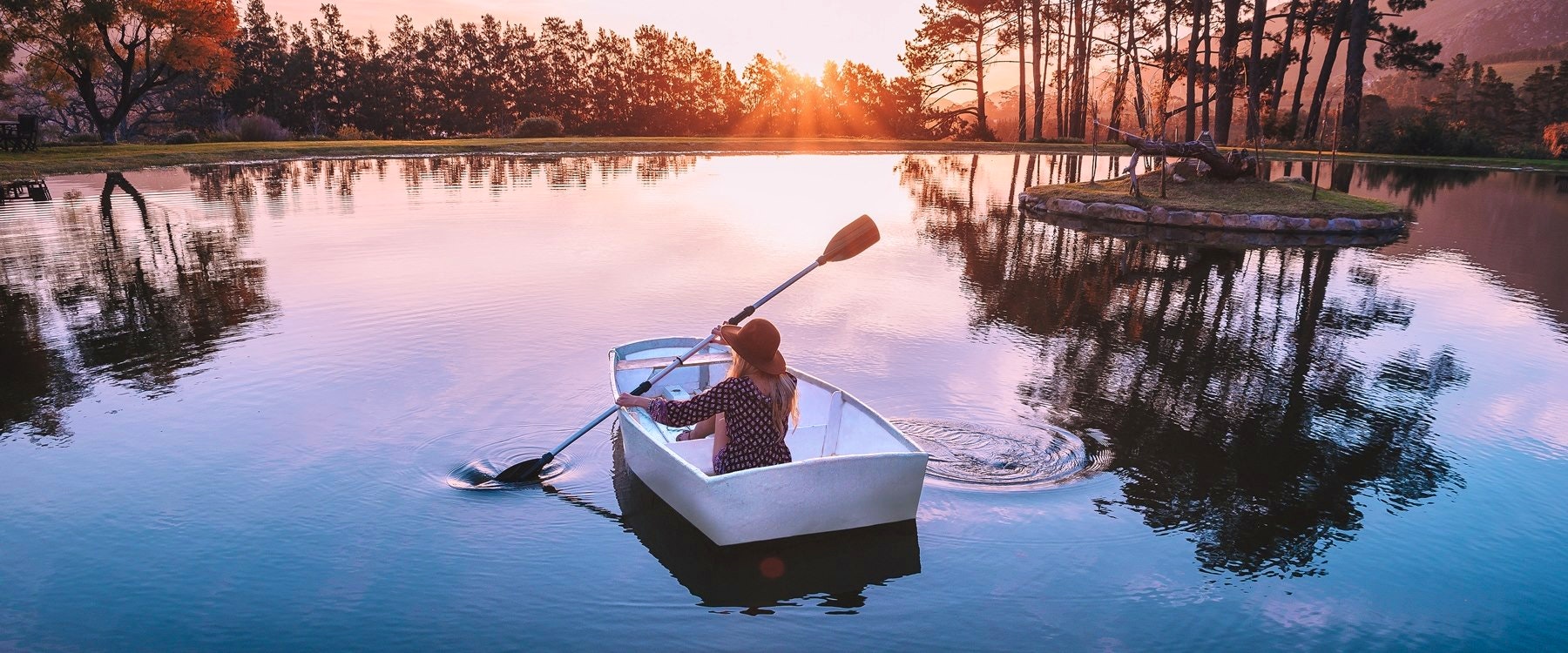 A boat at La Residence Franschhoek, South Africa