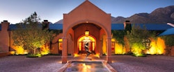 The entrance at La Residence Franschhoek, South Africa