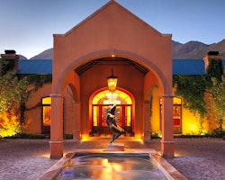The entrance at La Residence Franschhoek, South Africa