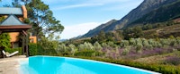 Swimming pool at La Residence Franschhoek, South Africa