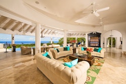 living room at martello house barbados 