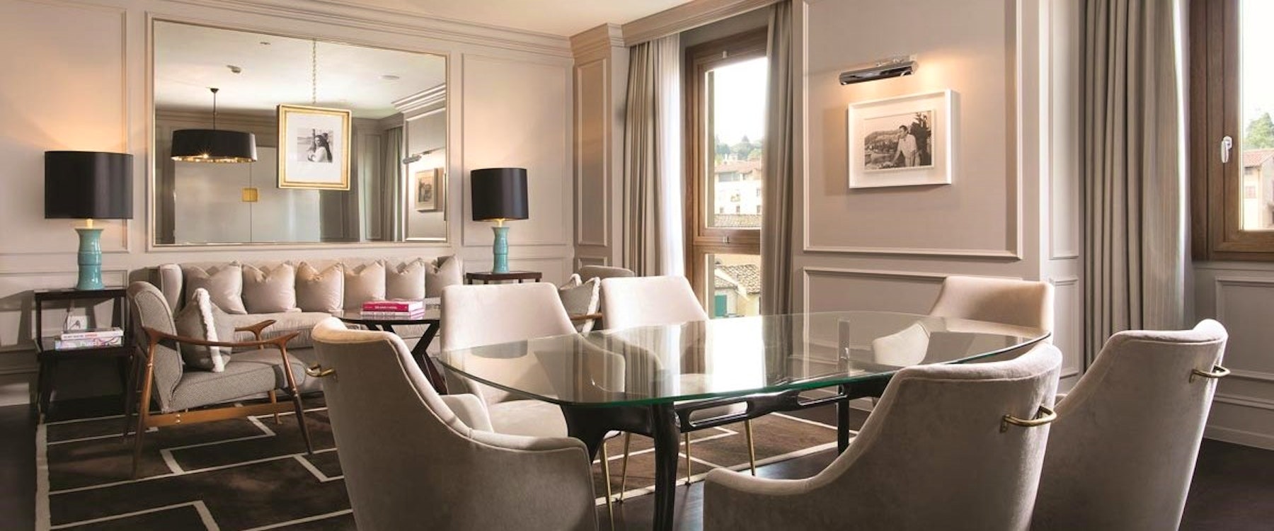 Living Room Area at Portrait Firenze, Florence, Italy 