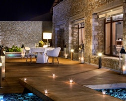 Private Dining Area at The Romanos, a Luxury Collection Resort, Peloponnese, Greece