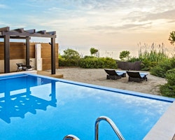 Master Infinity Villa Pool at The Romanos, a Luxury Collection Resort, Peloponnese, Greece