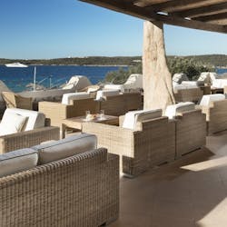 Bar at Hotel Pitrizza, Sardinia, Italy