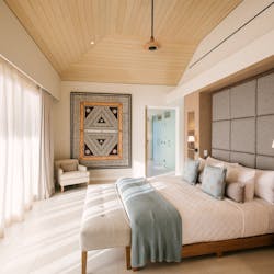 Luxury Residence Master Bedroom at Kokomo Private Island Resort, Fiji